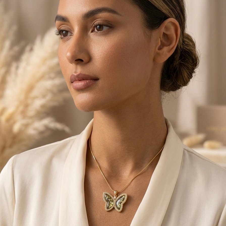 Ethereal Butterfly Necklace - Image 3
